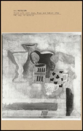 Still Life With Jugs, Mugs And Goblet 1926