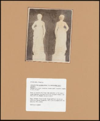 Design for a Monument to Mariamne [Sic] Johnes