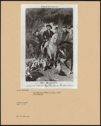 The Sporting Magazine Vol I 1793 Frontispiece