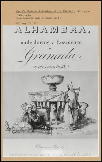 Lewis's Sketches & Drawings Of The Alhambra