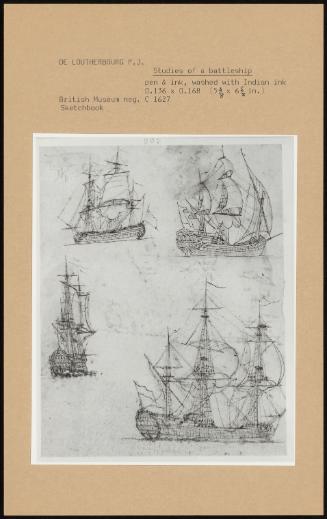 Studies Of A Battleship