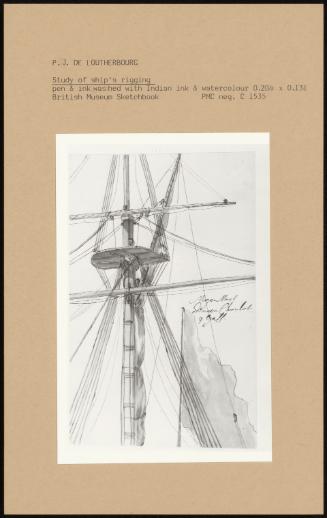 Study of Ship's Rigging