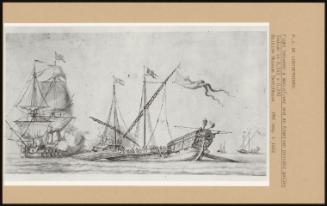 Fight Between a Man-Of-War and an Algerian Private Galley