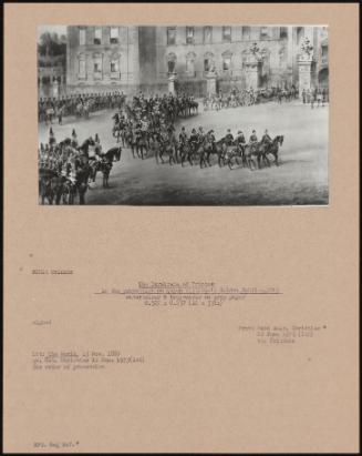 The Cavalcade Of Princes In The Procession On Queen Victoria's Golden Jubilee, 1887