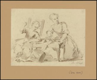 Study Of Two Children With A Drum