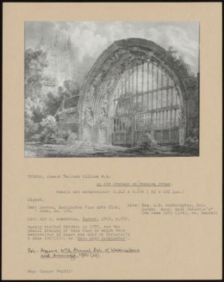 An Old Archway At Evesham Abbey.