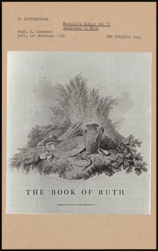 Macklin's Bible: Vol Ii; Headpiece To Ruth