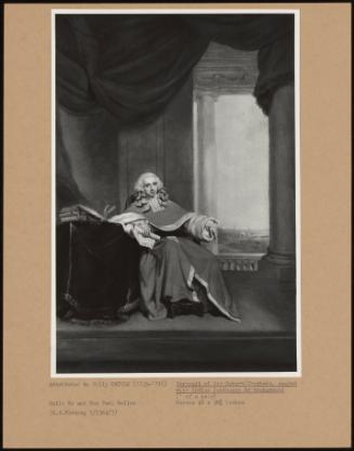 Portrait Of Sir Robert Chambers, Seated With Indian Landscape In Background