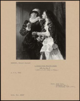 A Scene From Twelfth Night Act I, Sc. V