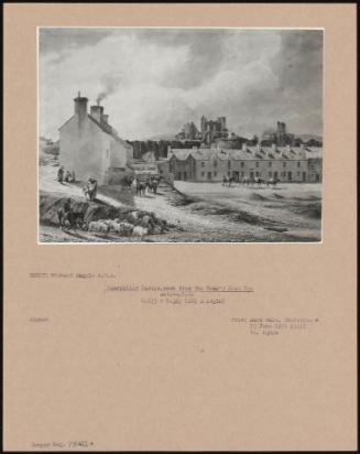 Caerphilly Castle, Seen From The Boar's Head Inn