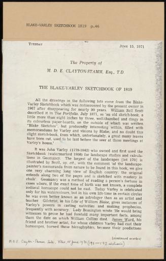 Blake-Varley Sketchbook 1819 P 46