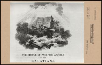 Macklin's Bible: Vol Vi; Headpiece To Galatians