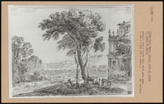 Villa Near Rome: Sketch From An Album Of Views In Italy