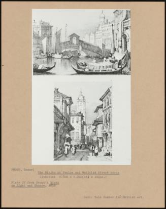 The Rialto At Venice And Untitled Street Scene