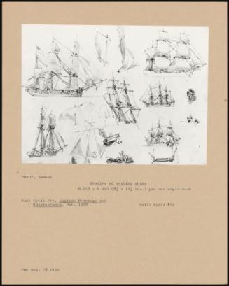 Studies Of Sailing Ships