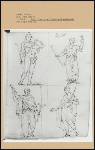 F 107v Male Figures Of Classical Antiquity