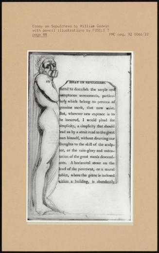 Essay on Sepulchres by William Godwin with pencil illustrations by Fuseli, Page 88