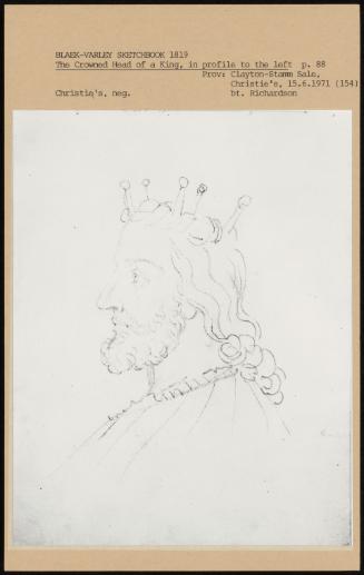 The Crowned Head Of A King, In Profile To The Left