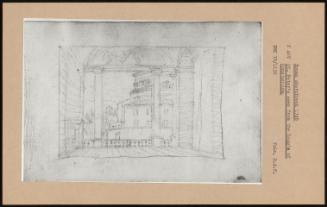 Roman Sketchbook 1746 St Peter's Seen From The Loggia Of Constantine