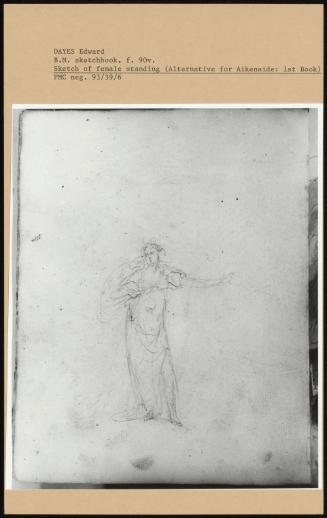 Sketch of Female Standing (Alternative for Aikenside: 1st Bool)