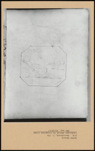 Landscape Sketch in Octagonal