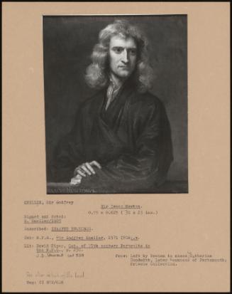 Sir Isaac Newton.