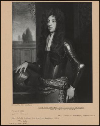 Lord John Hamilton, Later 1st Earl Of Ruglen