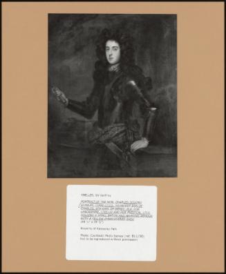 Portrait Of The Hon, Charles Zedemo Stanley, (1661-1715), Youngest Son Of Charles, 8th Earl Of Derby ; M. P. For Lancashire, 1705-10 And For Preston, 1713; Holding A Small Baton And Wearing Armour With A Yellow Embroidered Sash