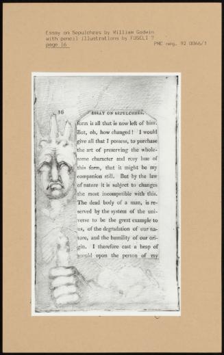 Essay on Sepulchres by William Godwin with pencil illustrations by Fuseli, Page 16