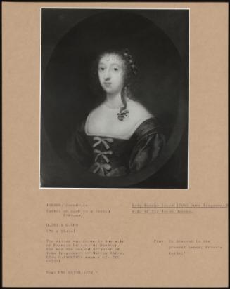 Lady Banicks (Died 1704) (Nee Tregonwell) Wife Of Sir Jacob Bancks.
