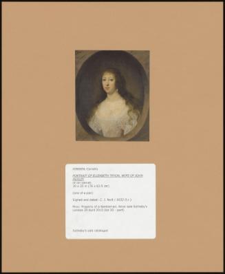 Portrait Of Elizabeth Tryon, Wife Of John Huxley
