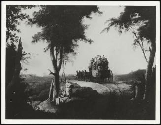Landscape With a Stage Coach To the Done Road
