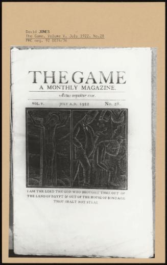 The Game Volume V July 1922 No 28