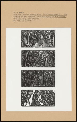 From The Child's Rosary Book 'the Presentation' 'the Finding In The Temple' 'the Scourging At The Pillar ' 'the Crowning With Thorns'