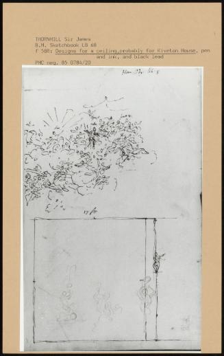 F 58r: Designs For A Ceiling, Probably For Kiveton House