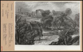 Whitaker's "History Of Richmondshire 1818-23": Egglestone Abbey, Near Barnard Castle