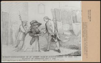 An Exact Representation Of An Attempt Made By Margt Nicholson To Stab His Majesty On Wednesday Aug T 1786