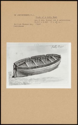 Study Of A Jolly Boat