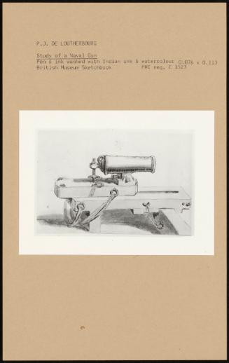 Study of a Naval Gun