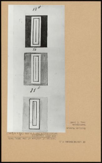 Facings of Uniform of the 58th, 54th and 28th Regiments