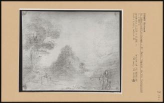 An Idealised Landscape With Three Figures In The Foreground