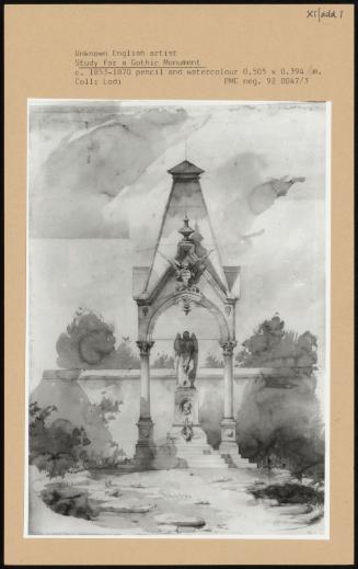 Study For A Gothic Monument