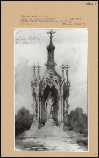 Study For A Gothic Monument