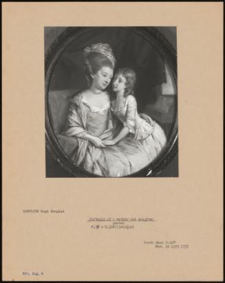 Portrait Of A Mother And Daughter