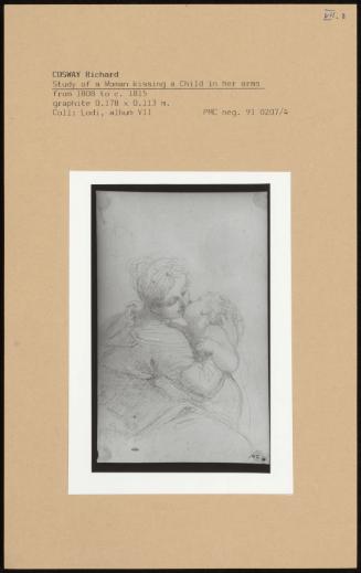 Study Of A Woman Kissing A Child In Her Arms