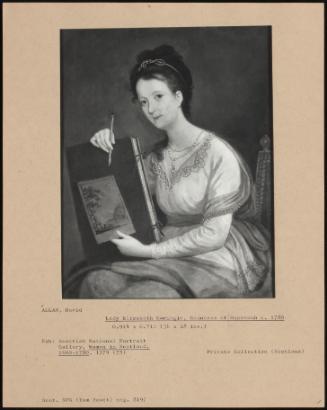 Lady Elizabeth Carnegie, Countess Of Hopetoun C 1780