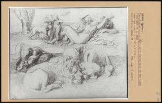 Paradisiacal Scene: The Lion Sleeping Next To The Lambs