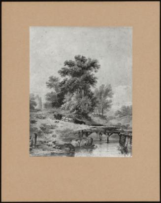 Landscape With A Wooden Bridge