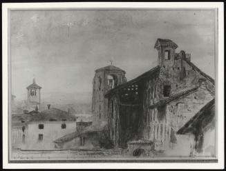 Church and Roof Tops In Verona