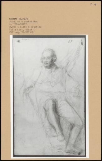 Study Of A Seated Man